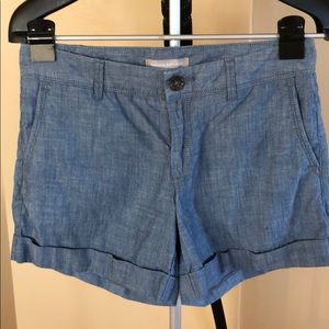 Light weight denim shorts
